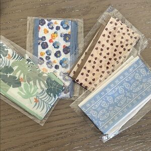 Unbranded Patterned Set of 4 scarves